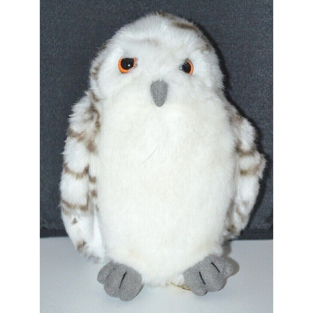 World Wildlife Fund Owl Plush White Gray/Brown Stuffed Animal Bird WWF Toys-R-Us